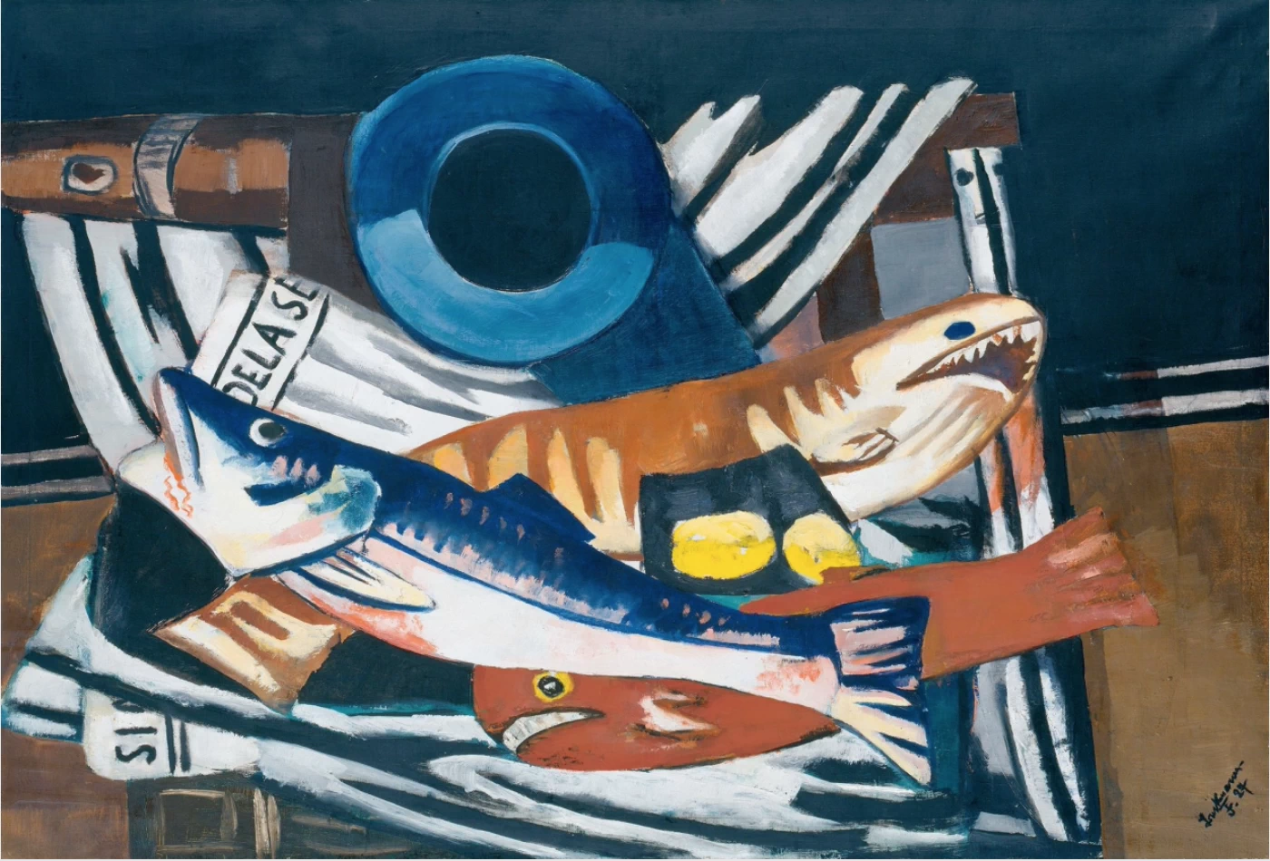 Grande natura morta con pesci, 1927 - Hamburger Kunsthalle